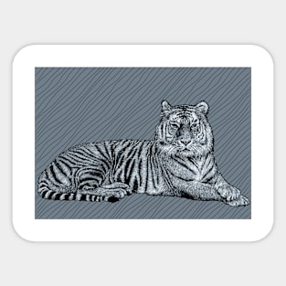 THE TIGER ART Sticker